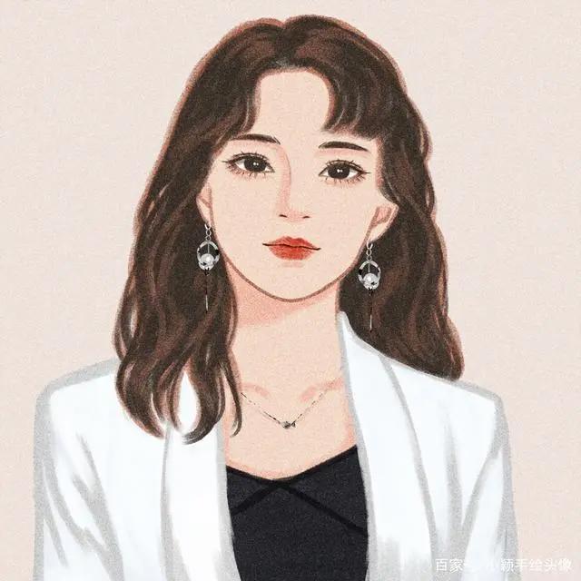 认真生活，成就幸福，唯美卡通漫画头像