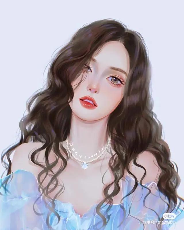 高颜值！可甜可御的手绘动漫女头像