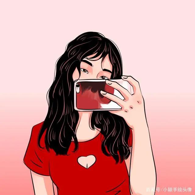 卡通手绘头像，成熟也能很可爱，卡通同样很稳重