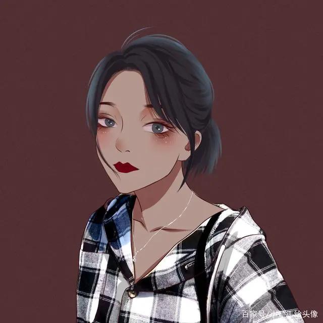 精致漫画图片，平常心面对生活，用头像记录成长