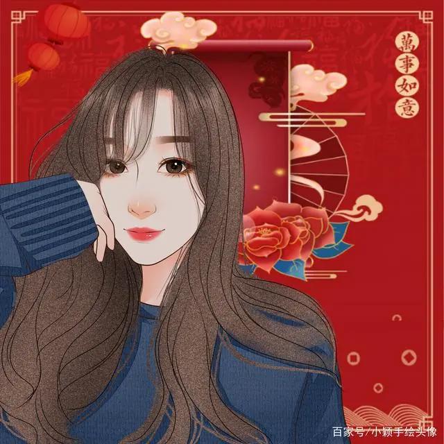 精致漫画图片，平常心面对生活，用头像记录成长
