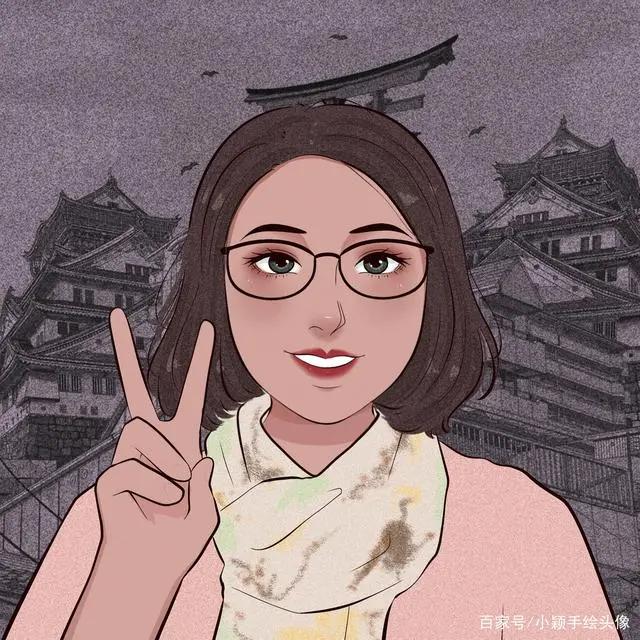 精致漫画图片，平常心面对生活，用头像记录成长