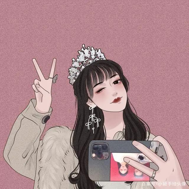 精致漫画图片，平常心面对生活，用头像记录成长