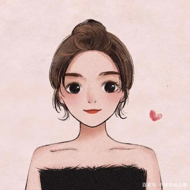 精致漫画图片，平常心面对生活，用头像记录成长