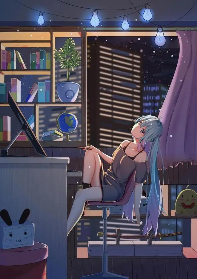 27张动漫少女集｜第354回；4K壁纸插画绘画图片绘画写真