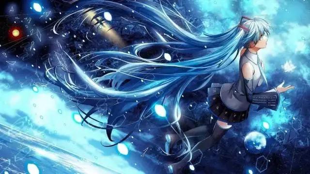 二次元笔记本壁纸：动漫少女美图，超卡哇伊！
