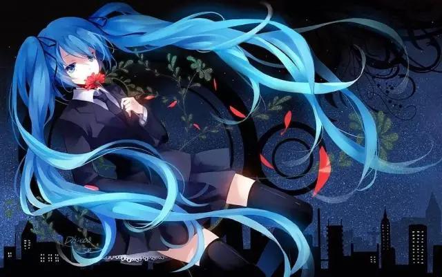 二次元笔记本壁纸：动漫少女美图，超卡哇伊！