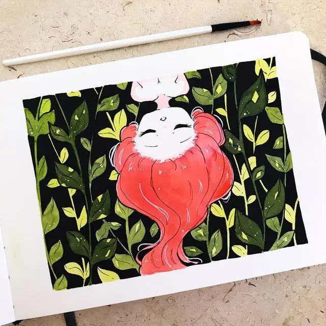 超可爱的q版动漫人物插画集，萌萌哒的小姐姐，每一张都超好看