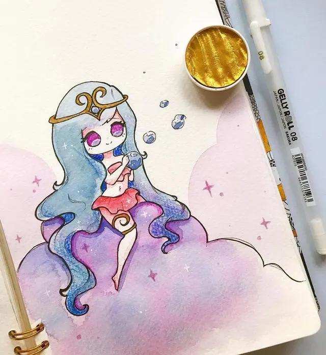 超可爱的q版动漫人物插画集，萌萌哒的小姐姐，每一张都超好看
