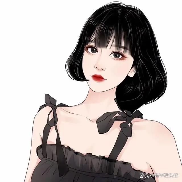 精致漫画头像，用精致手绘图片，记录努力生活的样子