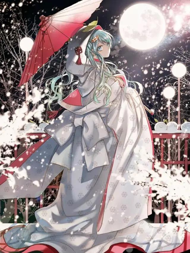 手绘动漫插画素材大全合集分享，清新甜美插画壁纸