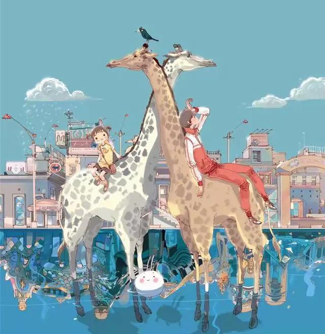 手绘动漫插画素材大全合集分享,清新甜美插画壁纸