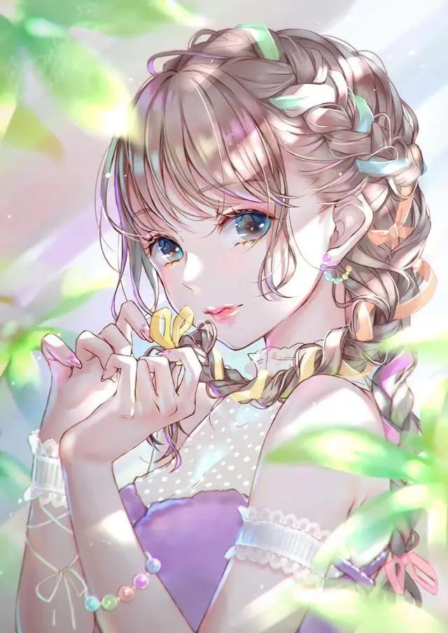 手绘动漫插画素材大全合集分享,清新甜美插画壁纸