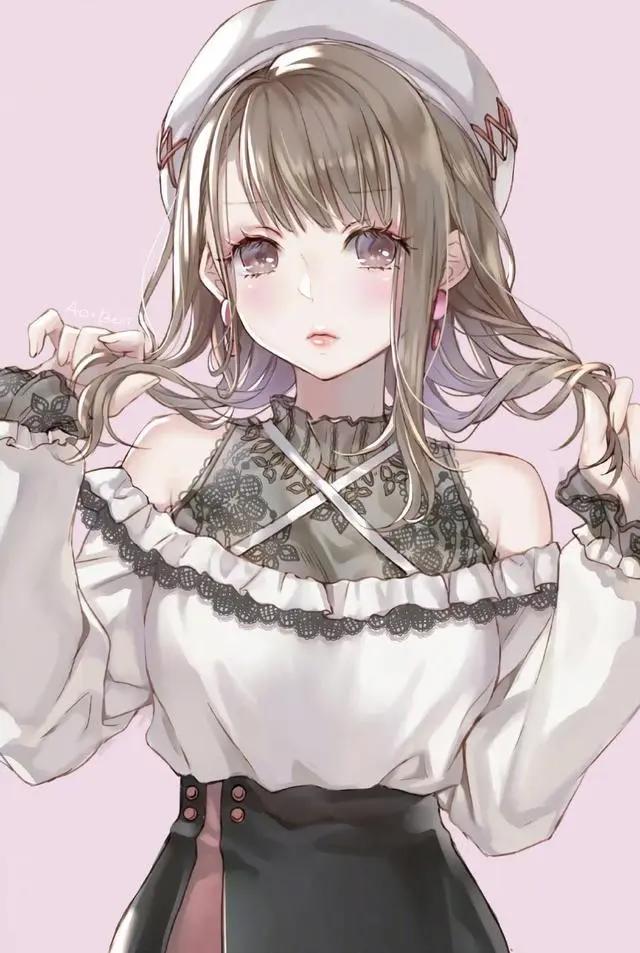 手绘动漫插画素材大全合集分享,清新甜美插画壁纸