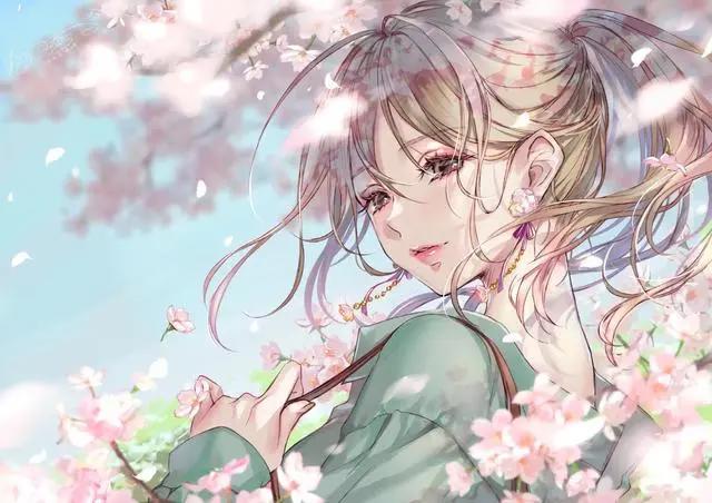 手绘动漫插画素材大全合集分享,清新甜美插画壁纸