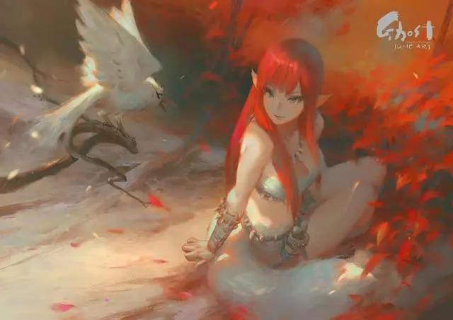 手绘动漫插画素材大全合集分享,清新甜美插画壁纸