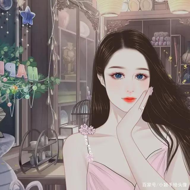 手绘卡通头像，发现生活的乐趣，成就难得的幸福