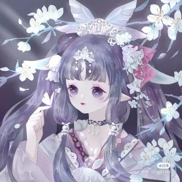 日系动漫美少女头像,超可爱唯美,甜度已超标