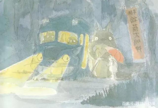 108张宫崎骏动画原画美图，有你最喜欢的波妞哦！