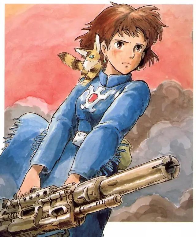 108张宫崎骏动画原画美图，有你最喜欢的波妞哦！