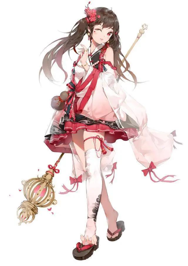 33张动漫少女集｜第353回；手机壁纸照片绘画图片绘写真