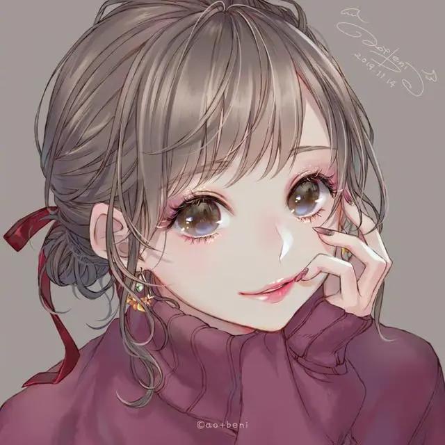 精选:30张女生动漫头像/总有一款适合优秀的你/动漫少女头像