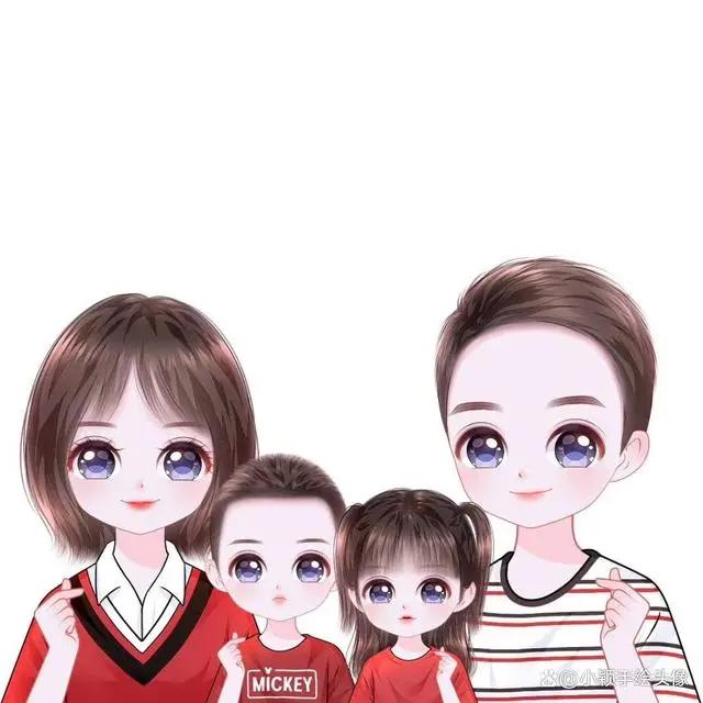 卡通头像手绘,每段经历,都有不一样的故事,感人又有意义