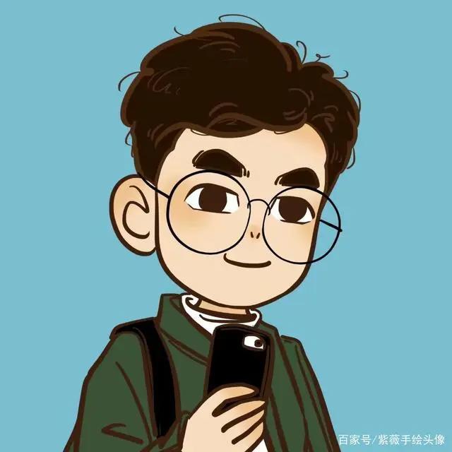 属于男生的卡通漫画头像，男人也可以很可爱