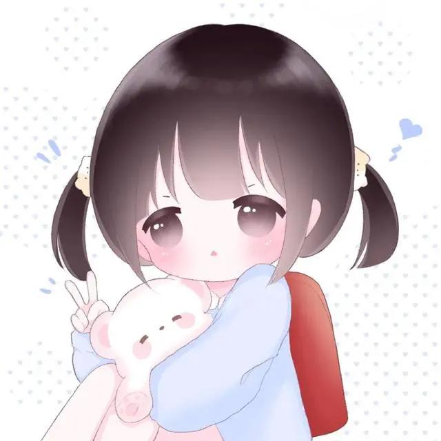 呆萌动漫女生头像，简直卡哇伊～