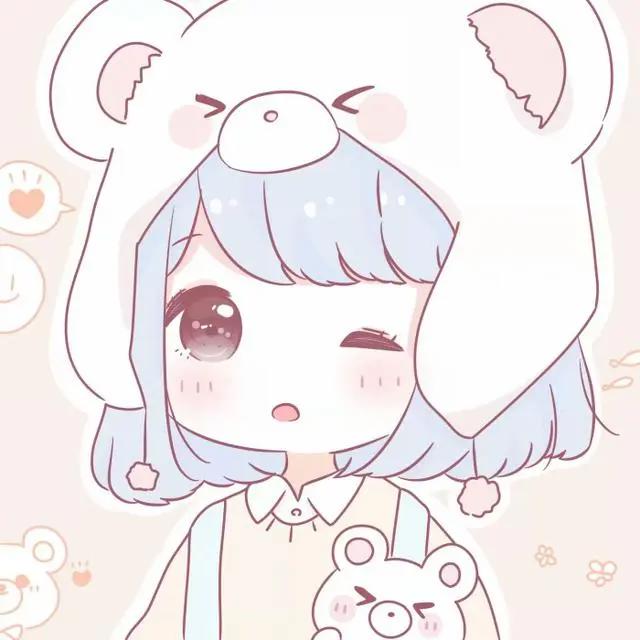 分享一组软萌可爱的动漫女孩头像~