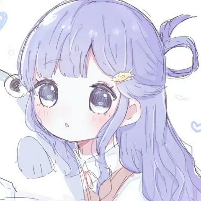 分享一组软萌可爱的动漫女孩头像~