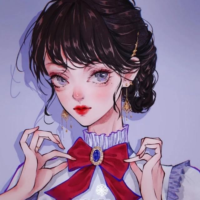 二次元动漫女生头像｜因为喜欢，所以情愿