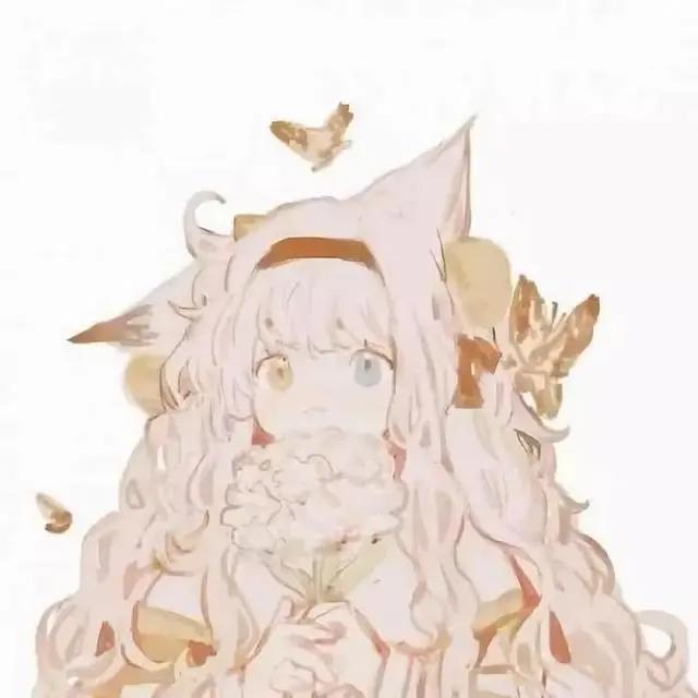 唯美风动漫女生头像:请你爱这个世界,也要爱我