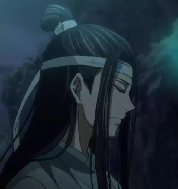 男生动漫头像｜无水印｜自截《魔道祖师》蓝忘机头像汇总