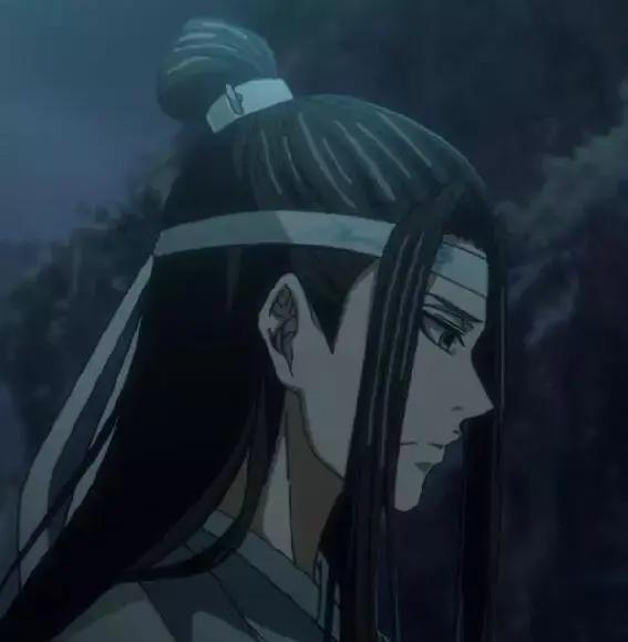 男生动漫头像｜无水印｜自截《魔道祖师》蓝忘机头像汇总
