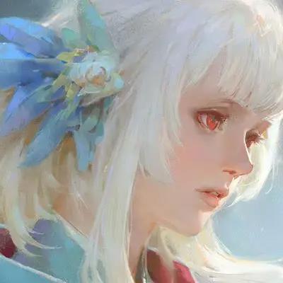 高冷动漫女生头像：极致深爱之后的逐渐冷漠