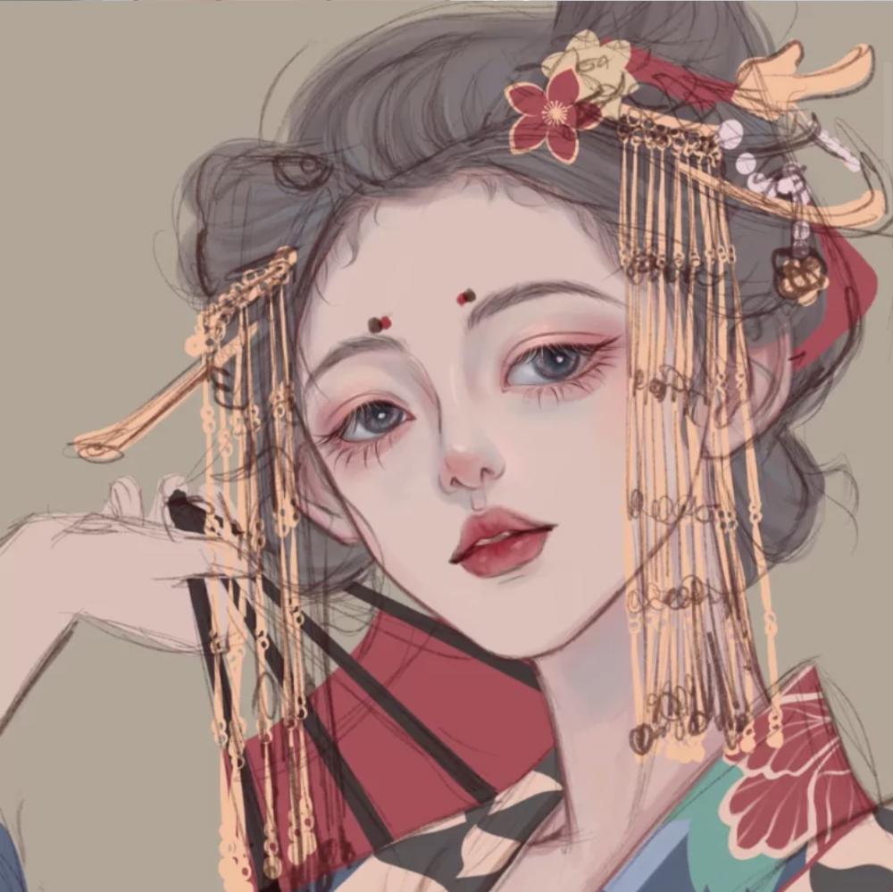 动漫头像丨玫瑰无原则，心动至上