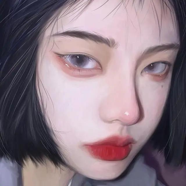 高级感满满的动漫女头