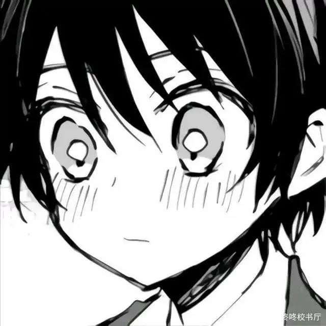 黑白动漫男女生可爱头像