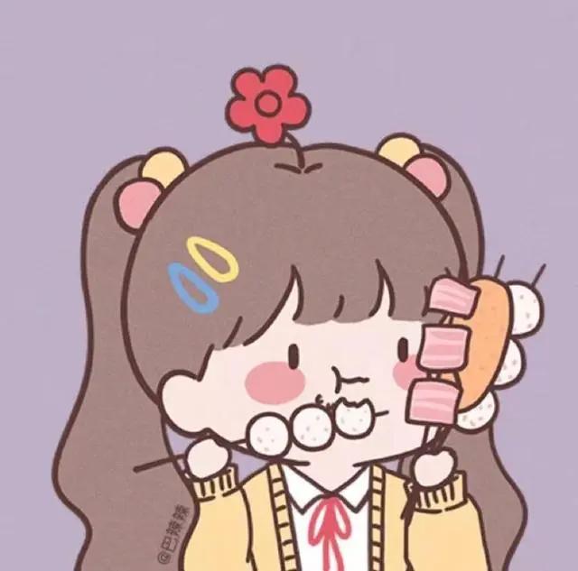 卡通动漫闺蜜头像
