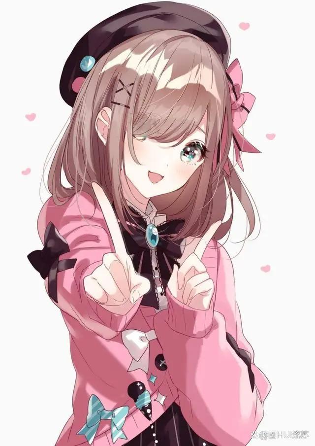 二次元动漫美少女头像壁纸