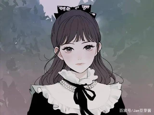 一组少女心十足的好看插画，很适合做卡通动漫头像哦！