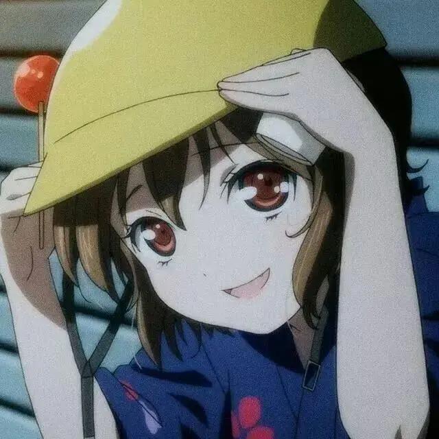 动漫头像：1107可爱治愈系动漫卡通女生头像