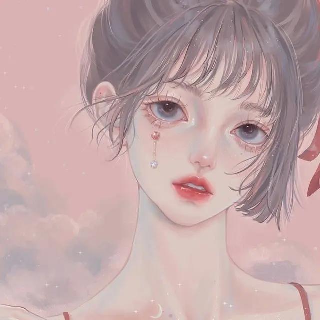 纯欲风动漫女生可爱头像