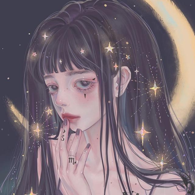 纯欲风动漫女生可爱头像