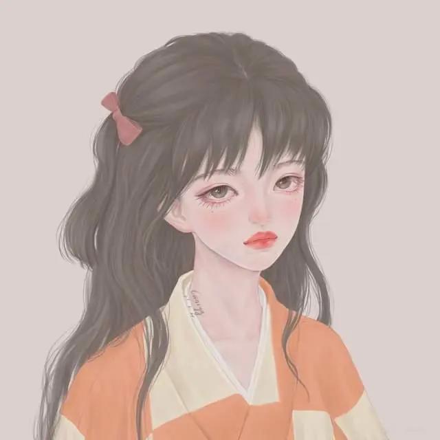 一组超级惊艳的动漫插画头像