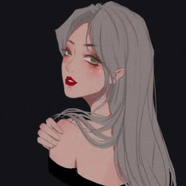 九张高清动漫女生头像另赠超火的朋友圈文案