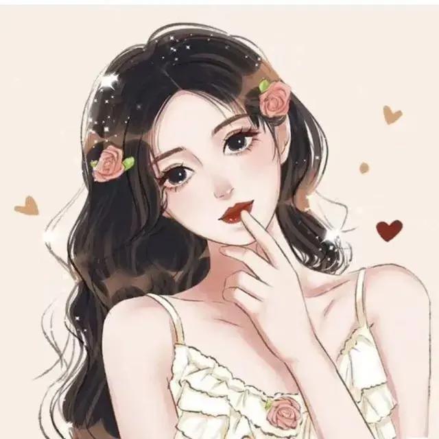 动漫风格可爱女生头像