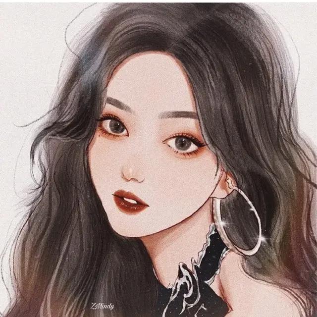 动漫风格可爱女生头像