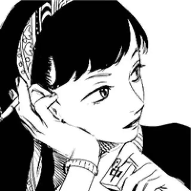 「头像」经典黑白卡通漫画款头像！